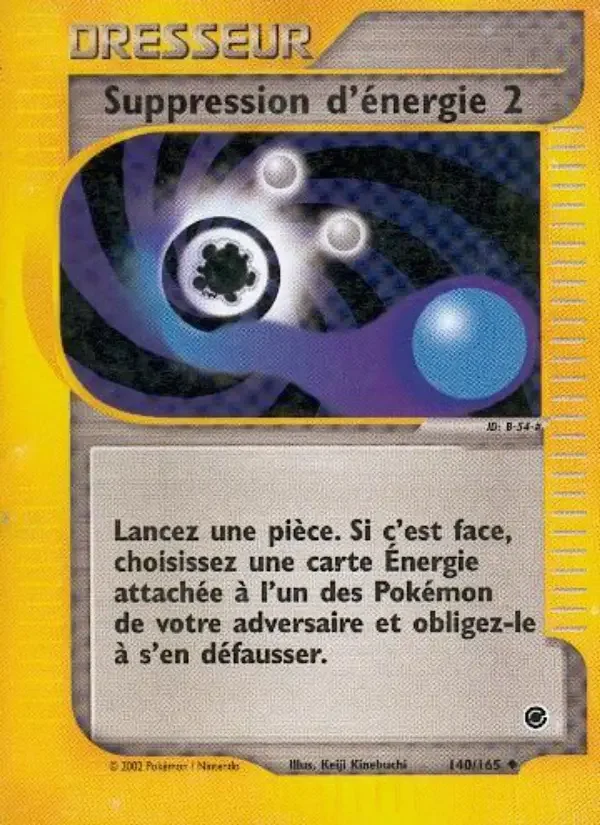 Carte Suppression d'énergie 2