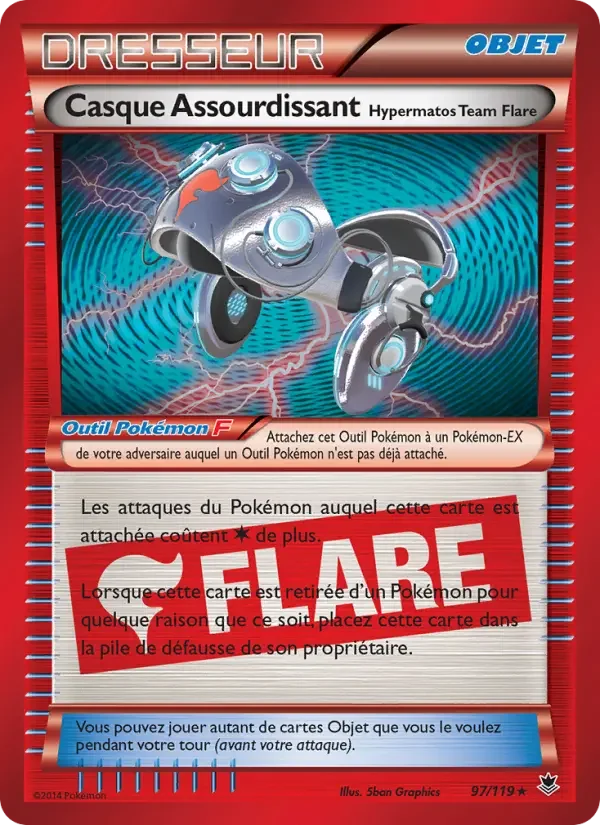 Carte Casque Assourdissant Hypermatos Team Flare
