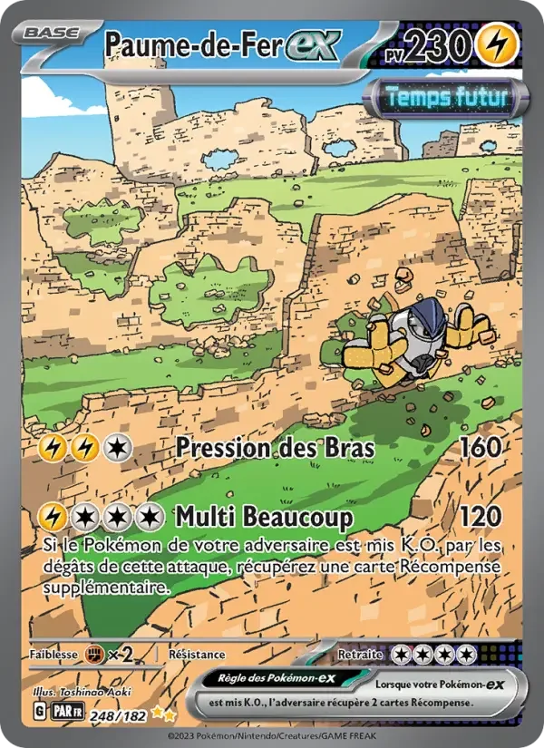 Carte Pokémon Paume-de-Fer-ex — Faille Paradoxe