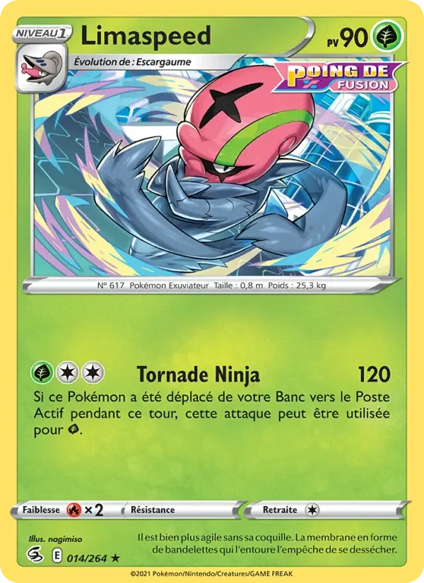 Carte Pokémon Limaspeed — Poing de Fusion