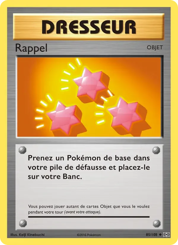 Carte Rappel