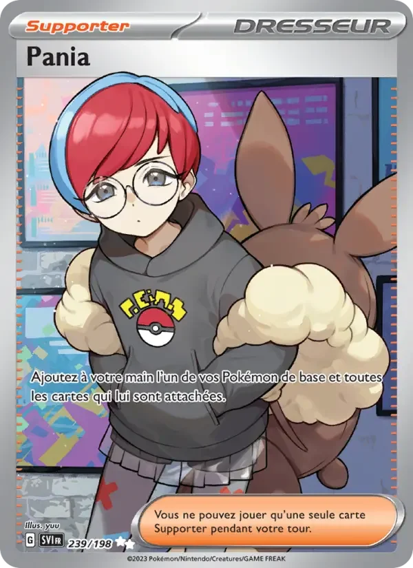 Carte Pokémon Pania — Écarlate et Violet