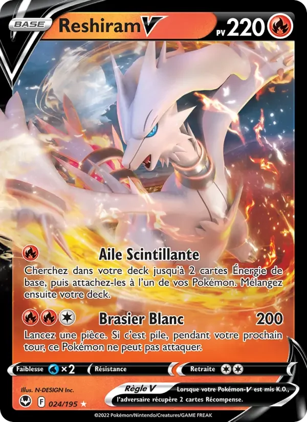 Carte Reshiram V