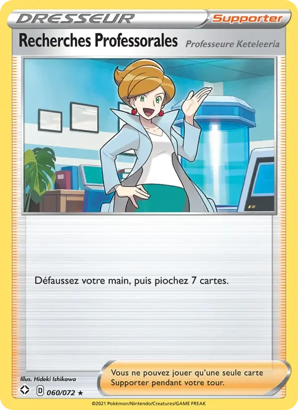 Carte Recherches Professorales (Professeure Keteleeria)