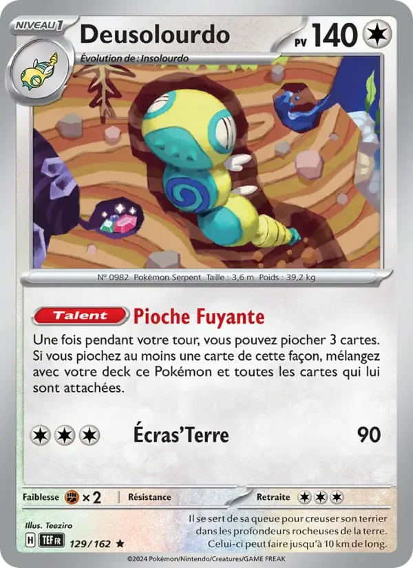 Carte Pokémon Deusolourdo — Forces Temporelles