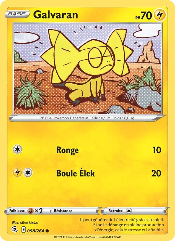 Carte Pokémon Galvaran — Poing de Fusion