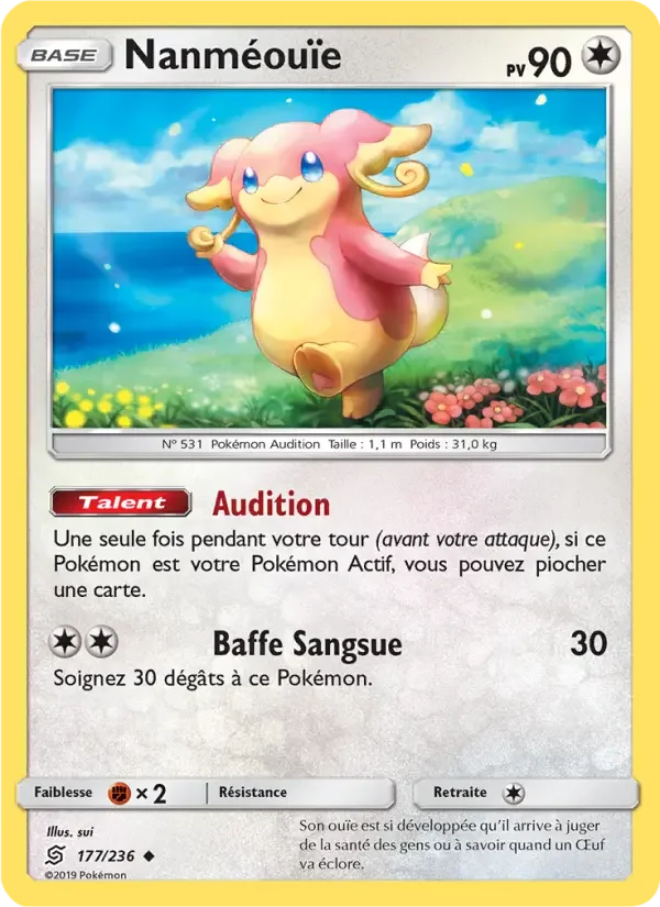 Carte Pokémon Nanméouïe — Harmonie des Esprits