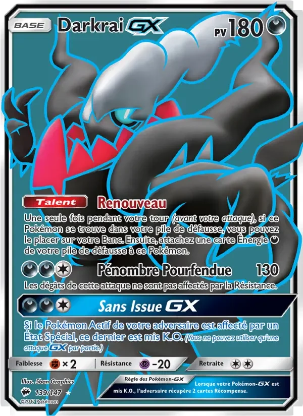 Carte Darkrai GX