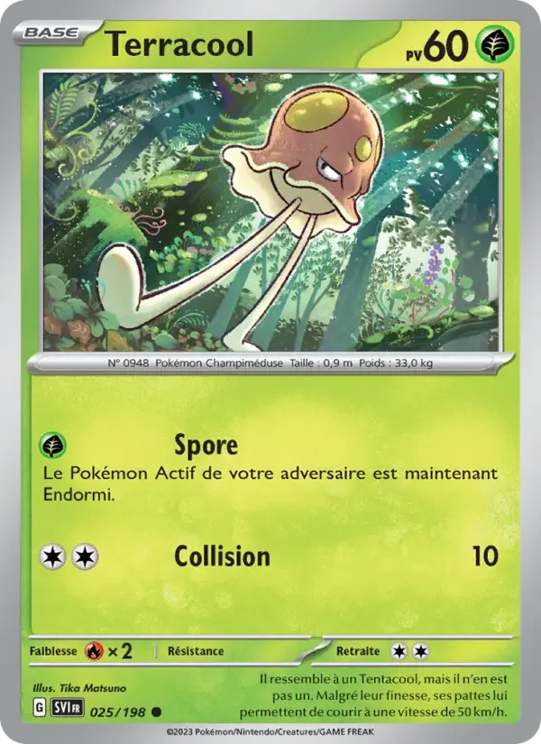 Carte Pokémon Terracool — Écarlate et Violet