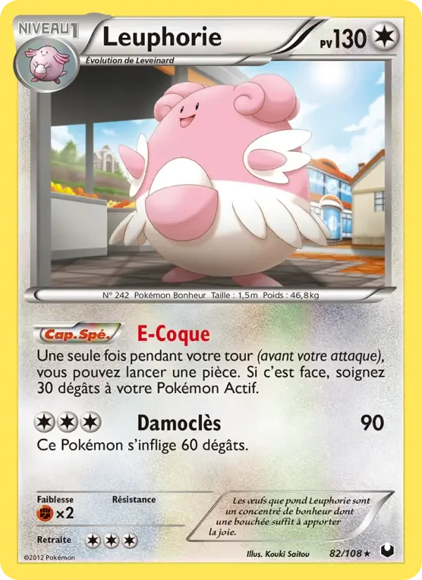 Carte Pokémon Leuphorie — Explorateurs Obscurs