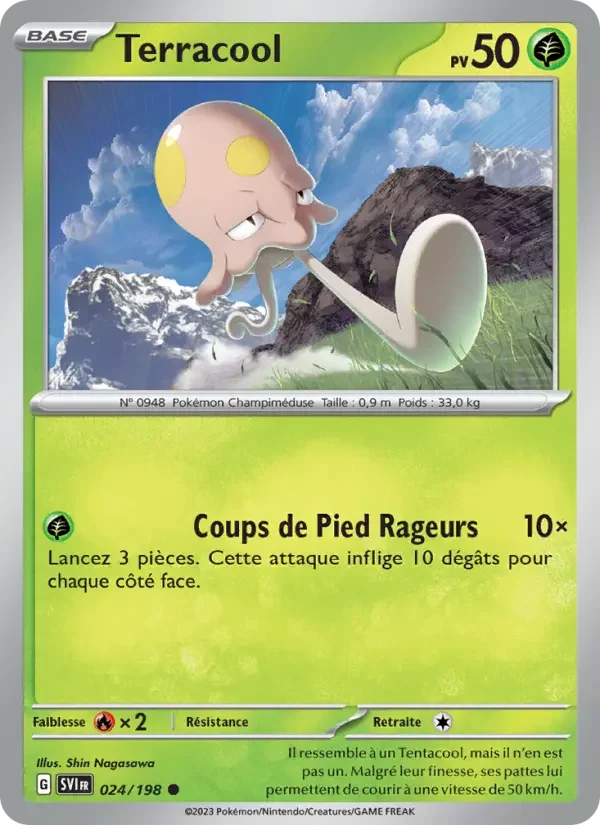 Carte Pokémon Terracool — Écarlate et Violet