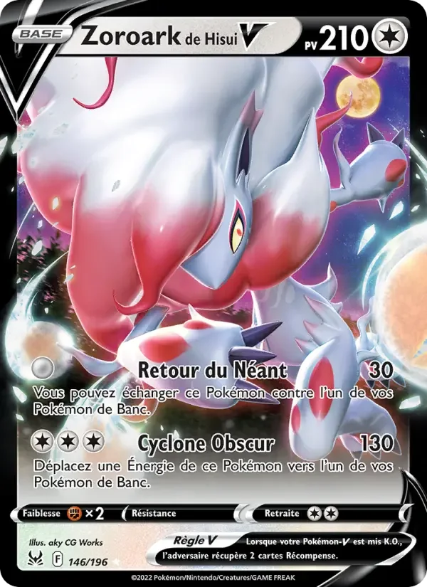 Carte Zoroark de Hisui V