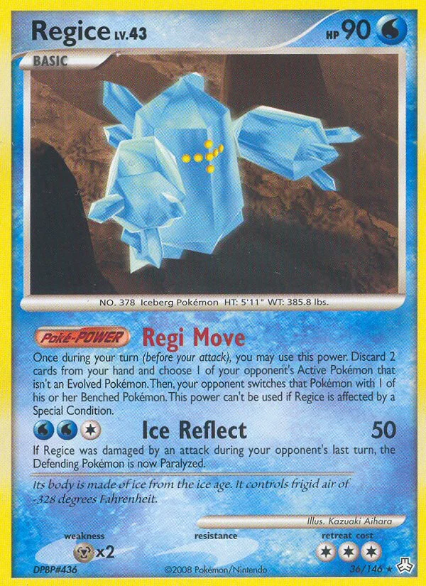 Carte Pokémon Regice — Éveil des Légendes