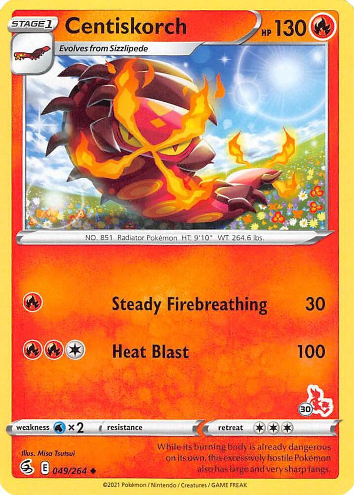 Carte Pokémon Scolocendre — Poing de Fusion