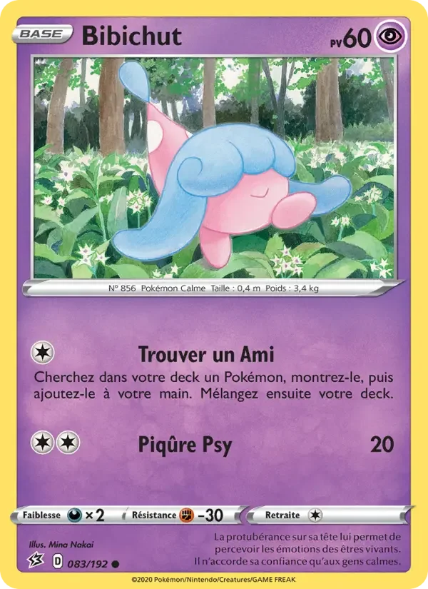 Carte Pokémon Bibichut — Clash des Rebelles