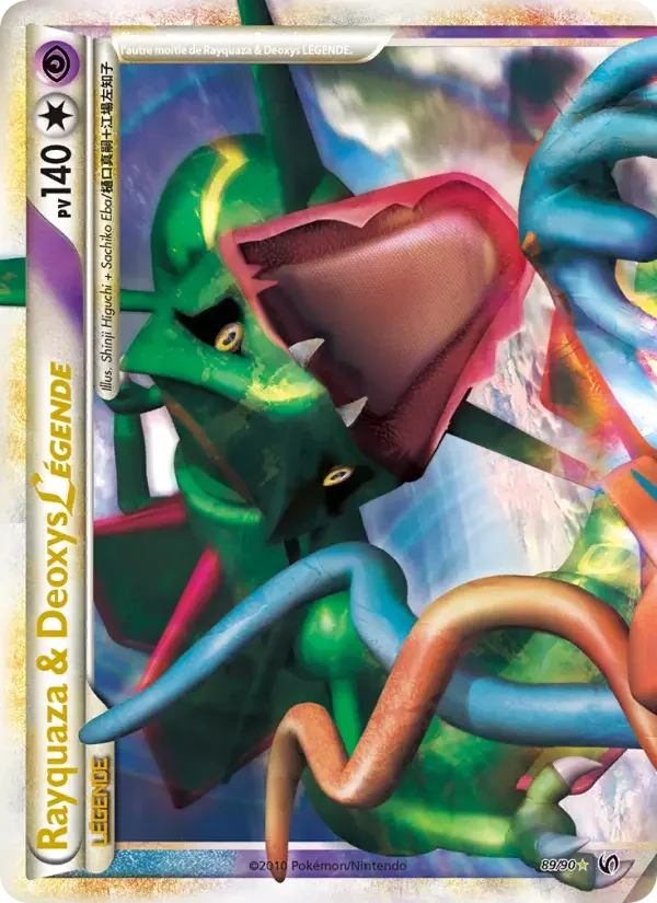 Carte Rayquaza & Deoxys LÉGENDE