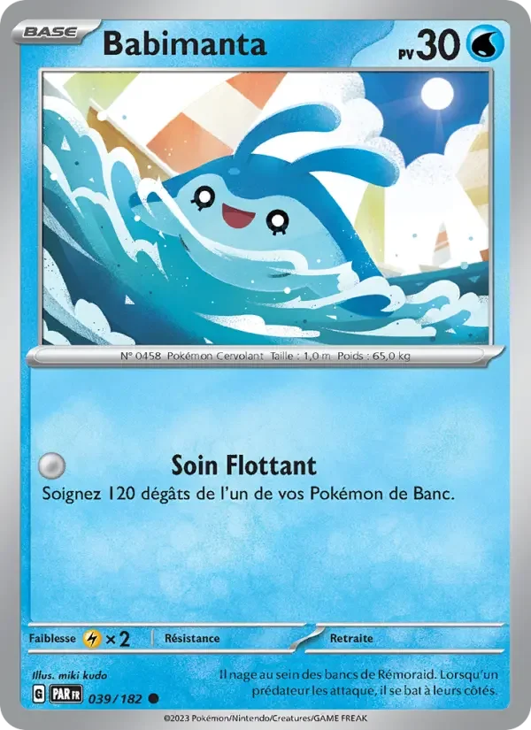 Carte Pokémon Babimanta — Faille Paradoxe