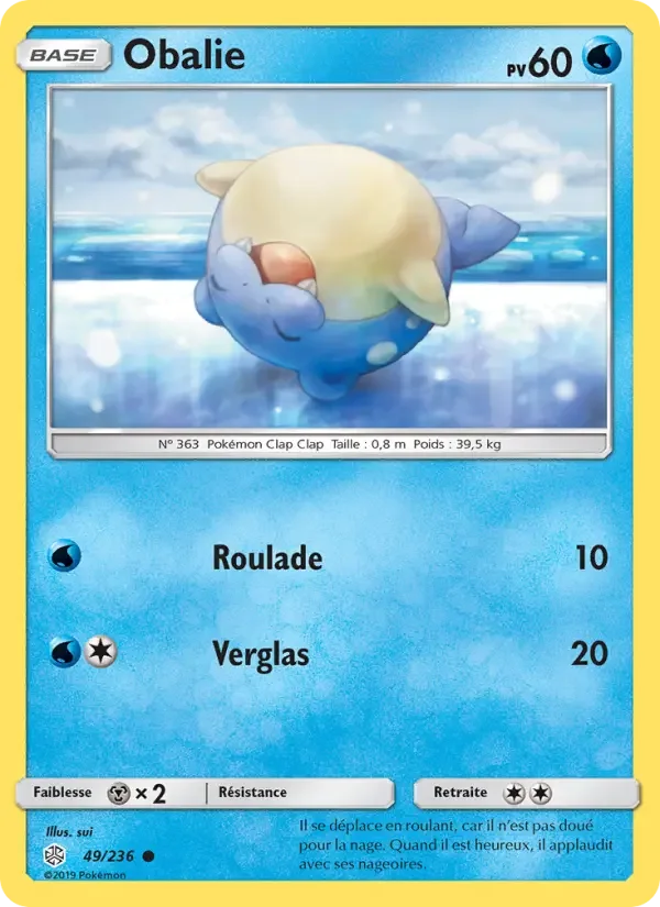 Carte Pokémon Obalie — Éclipse Cosmique