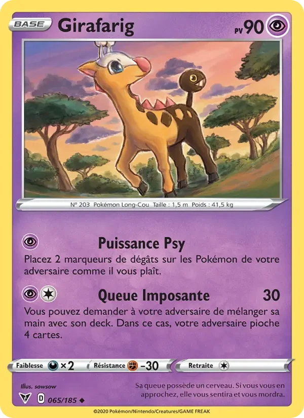Carte Girafarig