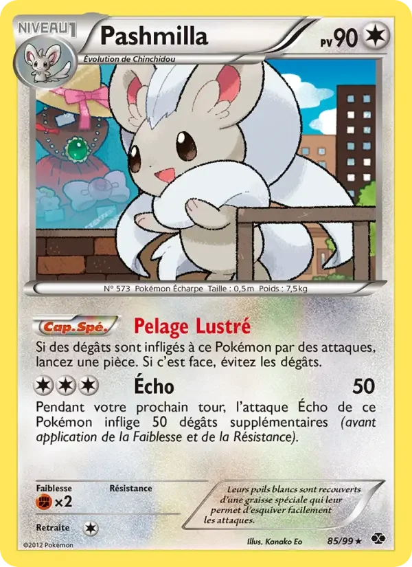 Carte Pokémon Pashmilla — Destinées Futures