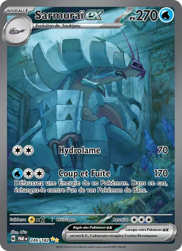 Carte Pokémon Sarmuraï-ex — Faille Paradoxe