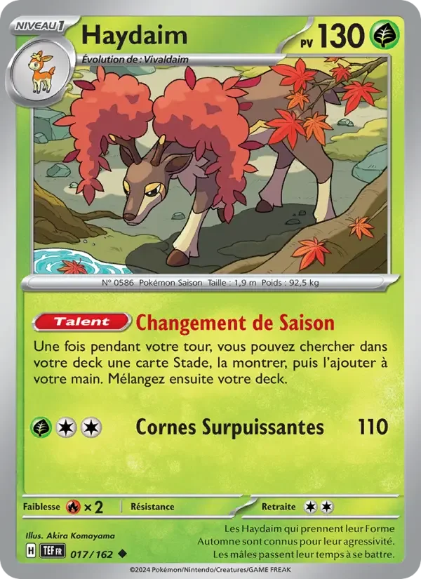 Carte Pokémon Haydaim — Forces Temporelles