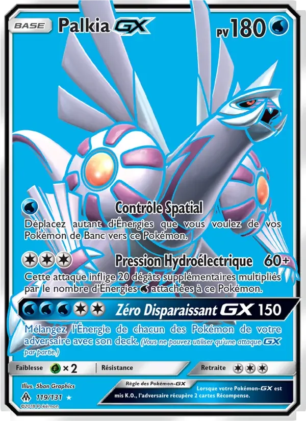 Carte Palkia GX