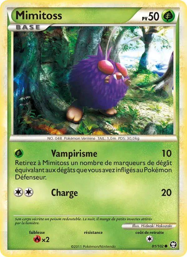 Carte Pokémon Mimitoss — Triomphe