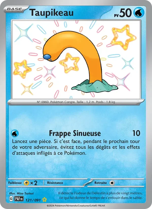 Carte Pokémon Taupikeau — Destinées de Paldea