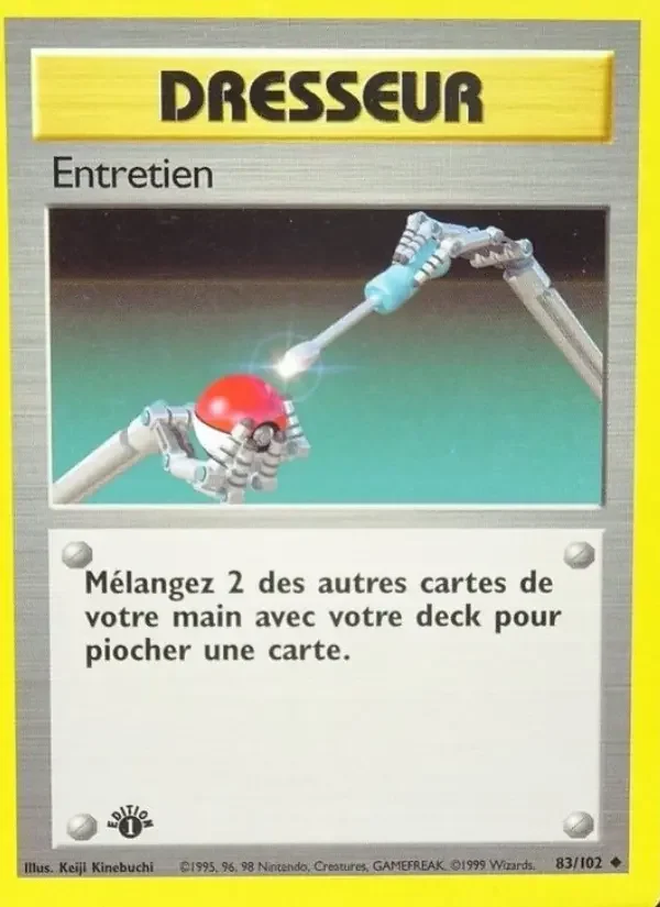 Carte Entretien