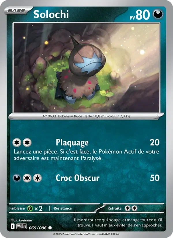 Carte Pokémon Solochi — Flamme Blanche