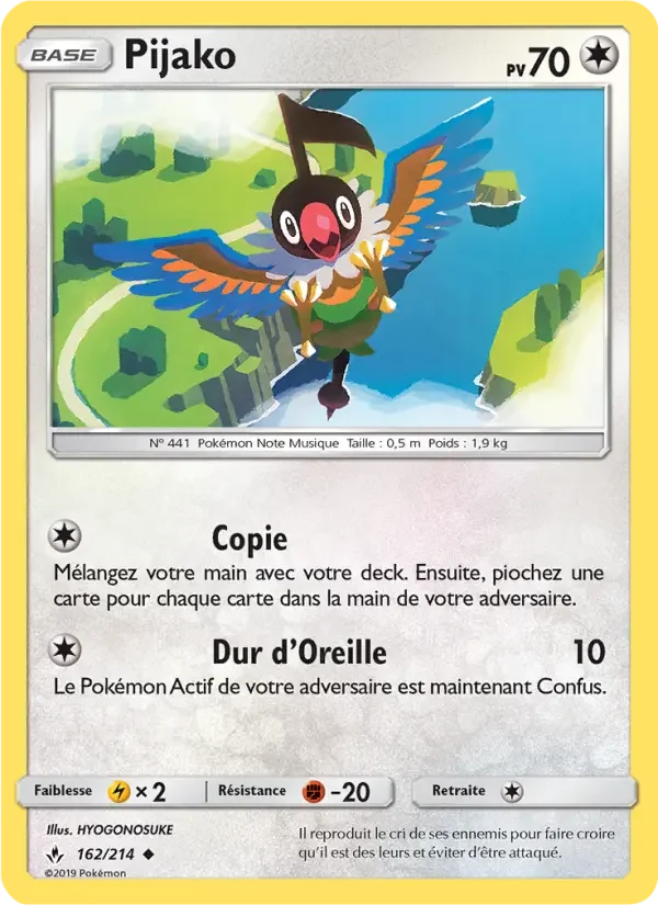 Carte Pokémon Pijako — Alliance Infaillible