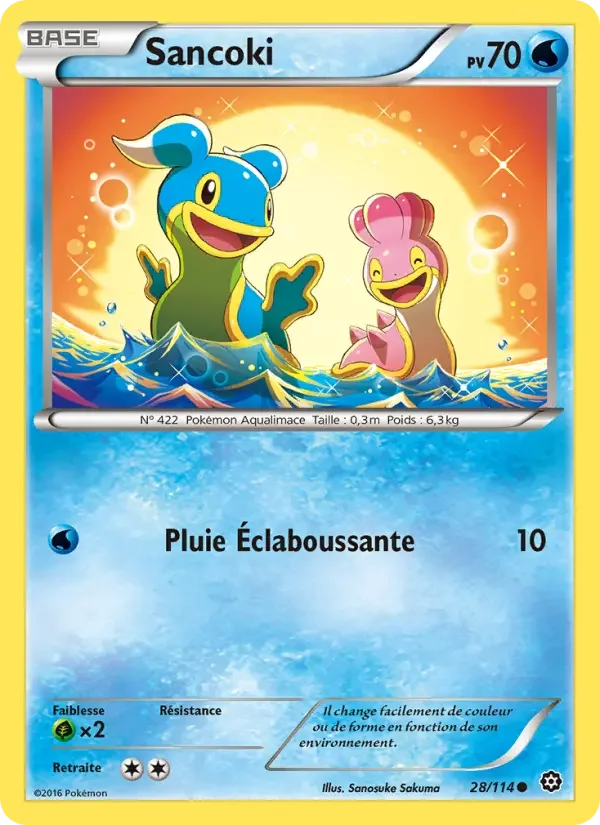 Carte Pokémon Sancoki — Offensive Vapeur