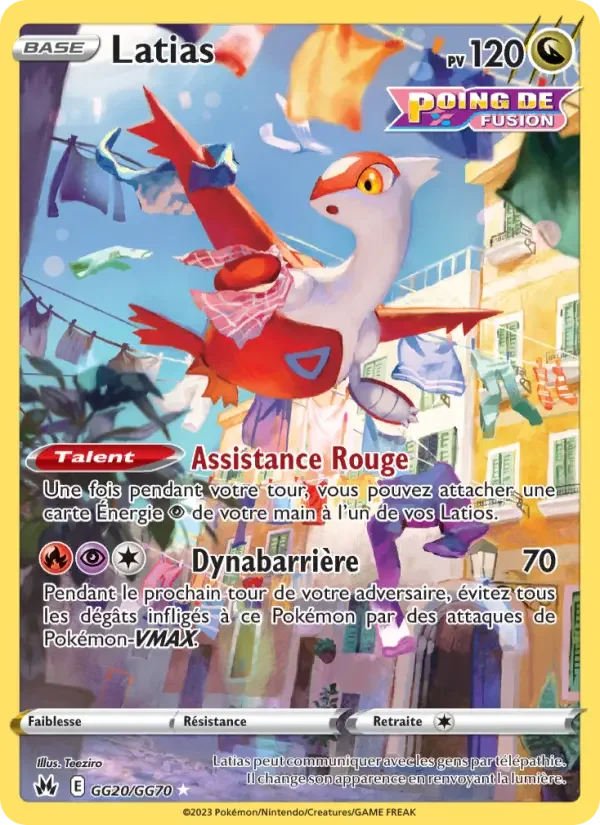 Carte Pokémon Latias — Zénith Suprême