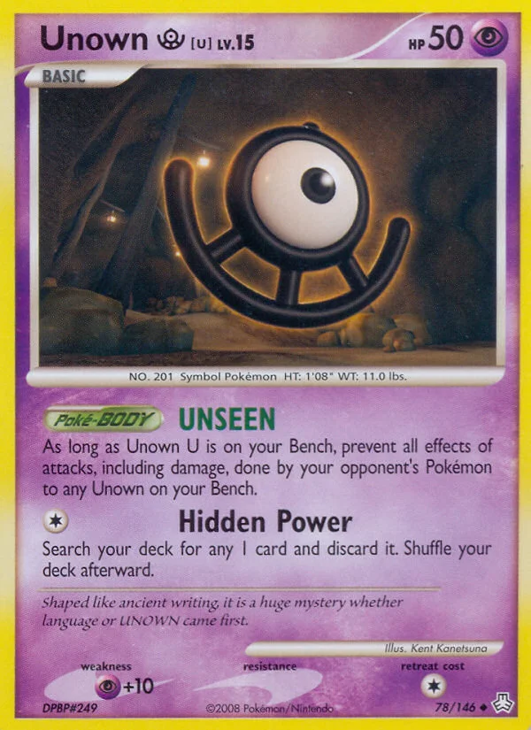 Carte Pokémon Zarbi U — Éveil des Légendes