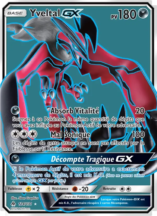 Carte Yveltal GX