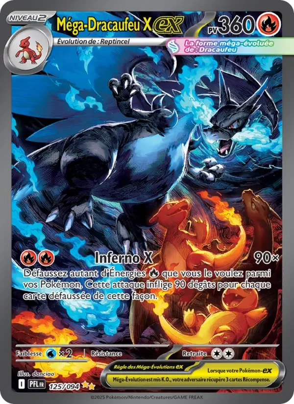 Carte Méga-Dracaufeu X-ex