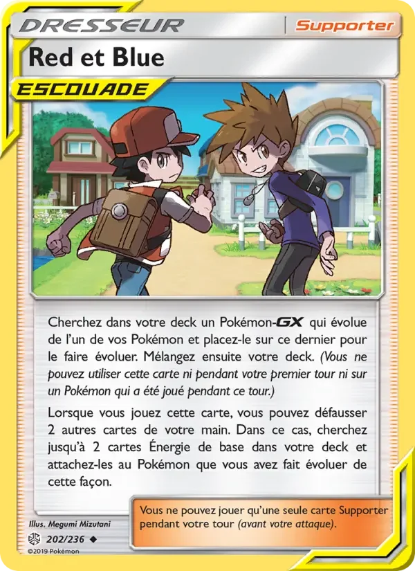Carte Pokémon Red et Blue — Éclipse Cosmique