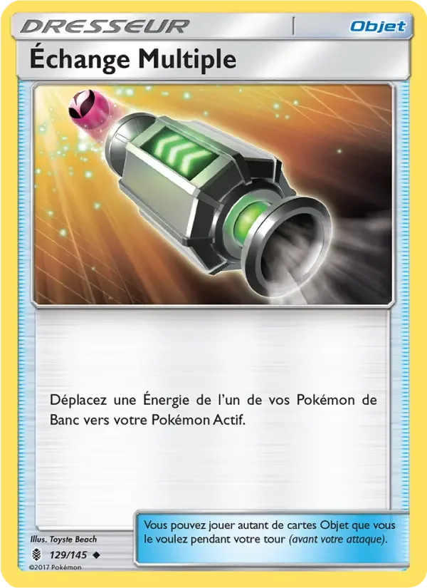 Carte Échange Multiple