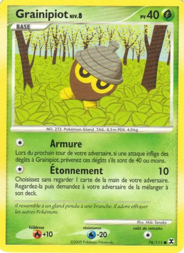 Carte Pokémon Grainipiot Niv. 8 — Rivaux Émergeants