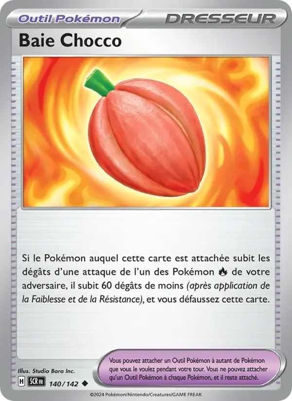 Carte Pokémon Baie Chocco — Couronne Stellaire