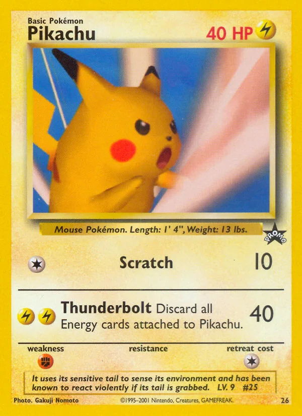 Carte Pikachu