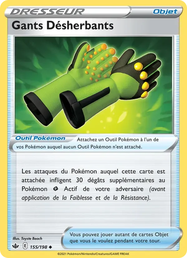Carte Gants Désherbants