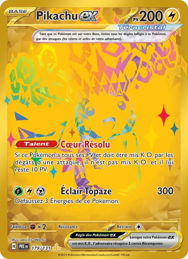 Carte Pikachu-ex