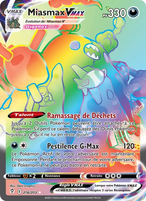 Carte Miasmax VMAX