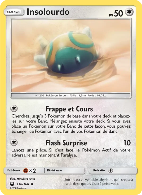 Carte Pokémon Insolourdo — Tempête Céleste