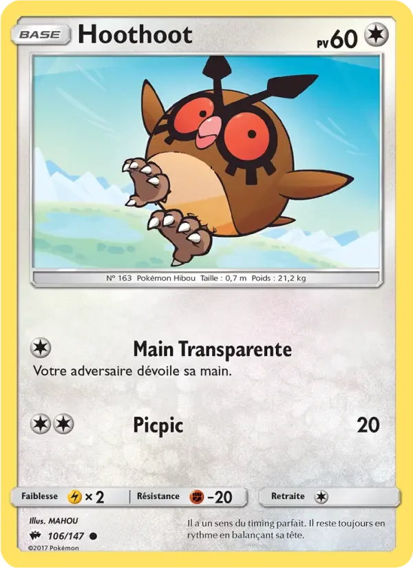 Carte Hoothoot