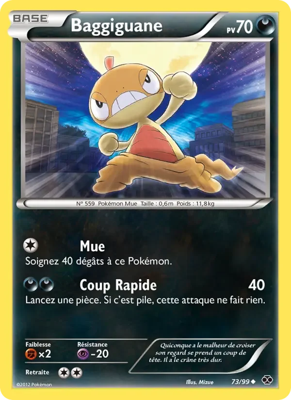 Carte Pokémon Baggiguane — Destinées Futures