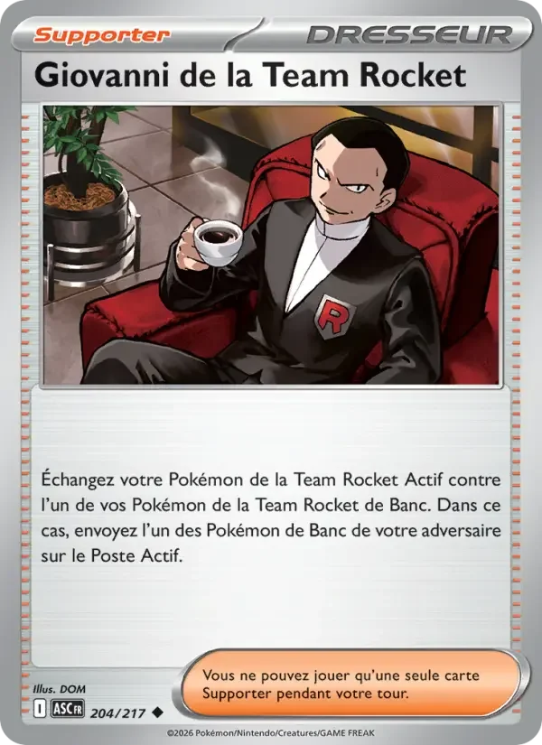 Carte Giovanni de la Team Rocket