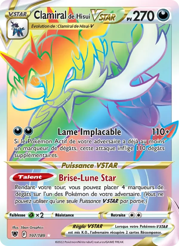 Carte Clamiral de Hisui VSTAR